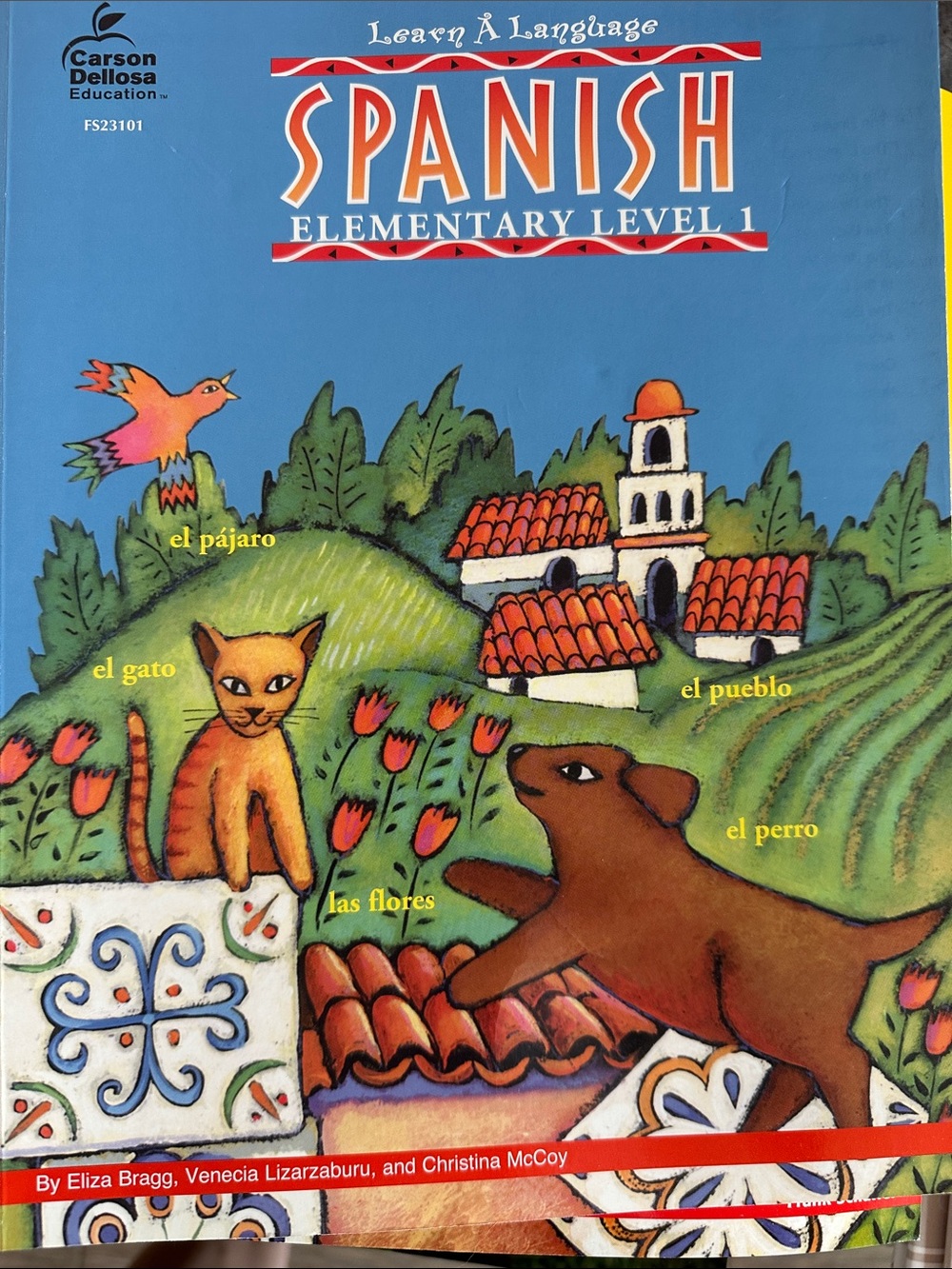 Carson Dellosa Spanish Elementary Level 1 Workbook - Blue